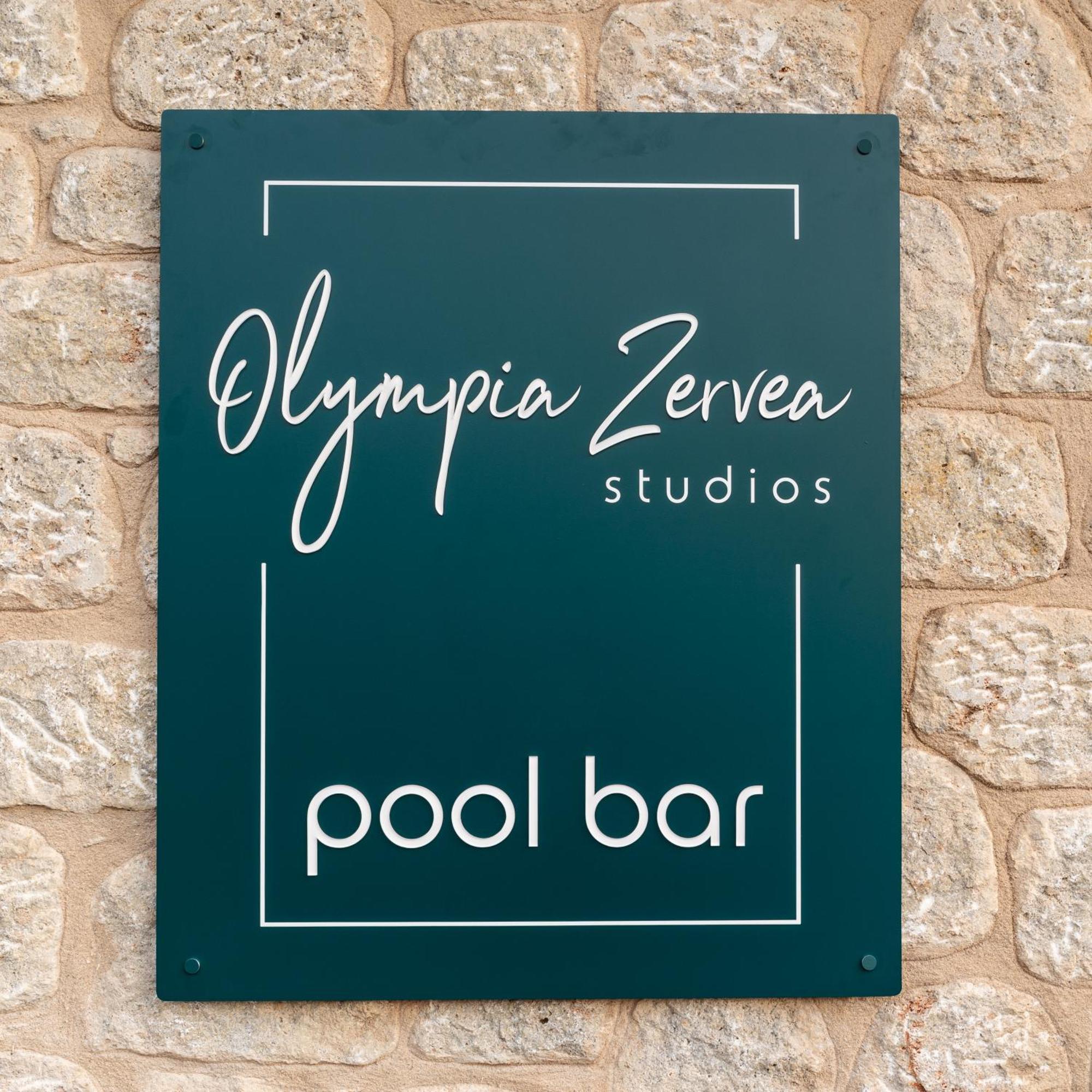 Olympia Zervea Studios With Pool - Apartment Кардамілі Екстер'єр фото